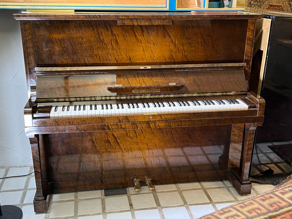 C. Bechstein Klavier Model 8 - 128, Baujahr 1950 Wurzel braun in Ahrensburg