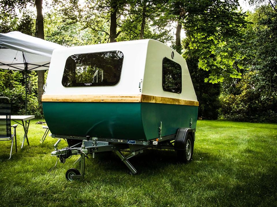 Wohnwagen Miniwohnwagen Camping Festival Urlaub in Mettingen