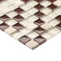 Lagerausverkauf Braun-​Beige-Weiß Naturstein & Glas Mosaikfliesen Wandsbek - Hamburg Rahlstedt Vorschau