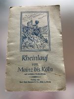 Karte antik Rheinlauf Mainz bis Köln Hessen - Edermünde Vorschau