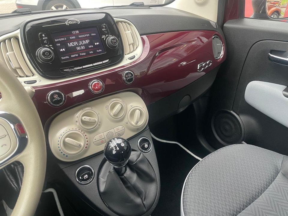 Fiat 500 Pop Star Klima Radio  8-fach bereift TÜV neu in Weidhausen