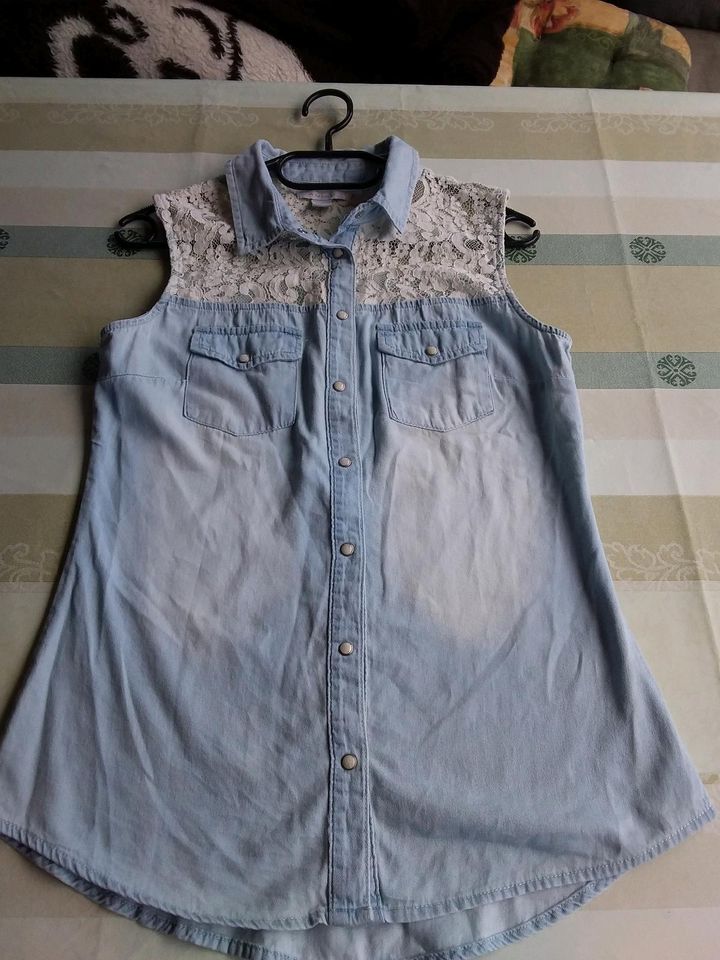 Amisu Jeans Bluse Gr.XS in Edemissen