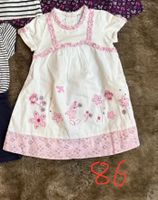 86 Kleid weiß rosa Sommer Blumen Nordrhein-Westfalen - Frechen Vorschau