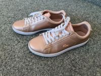 Lacoste Schuhe Sneaker Turnschuhe top Größe 39 EU rosé metallic Thüringen - Altenburg Vorschau