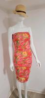 M 38 Only Kleid schulterfrei Sommerkleid pink rosa Blumen sexy Beuel - Oberkassel Vorschau