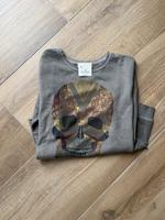 Zara Sweat Shirt Totenkopf M Grau Braun Rheinland-Pfalz - Ahrbrück Vorschau