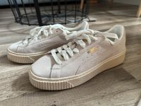 Puma Suede Gr 38 Neuwertig 1x getragen beige Hessen - Battenberg Vorschau