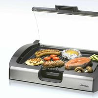 Steba VG 200 BBQ-Tischgrill mit integriertem Glasdeckel Bayern - Wallerstein Vorschau