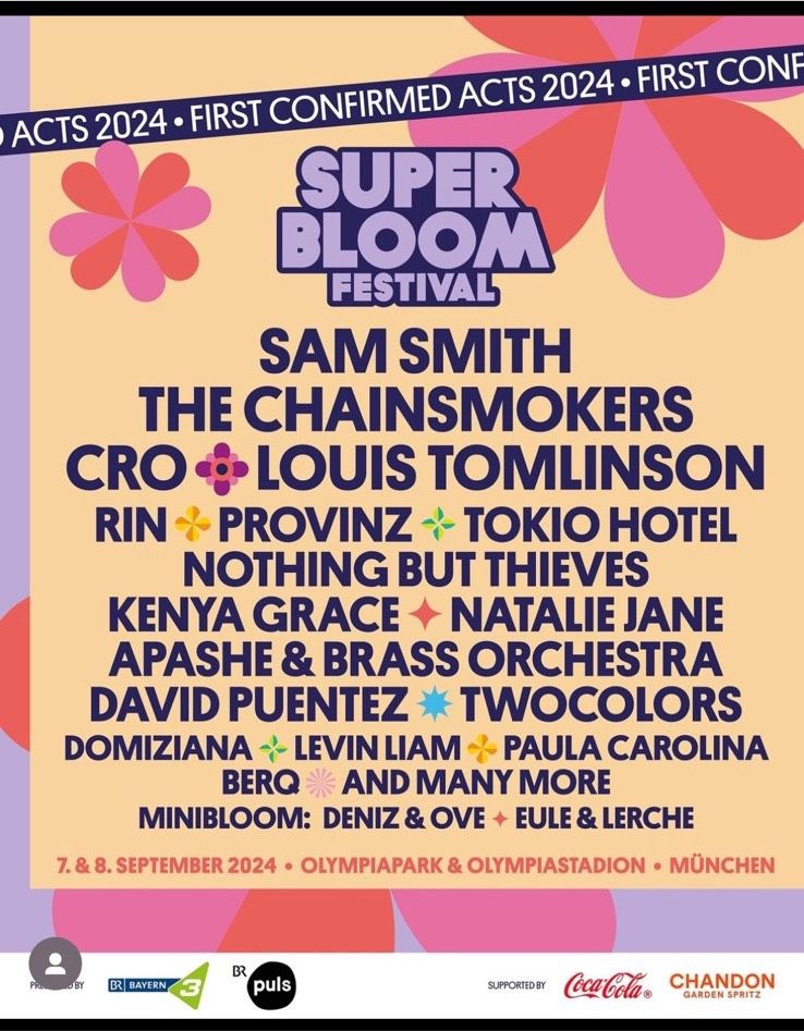 SUCHE 2x 2-Tages-Tickets für das Superbloom Festival in München in Korschenbroich