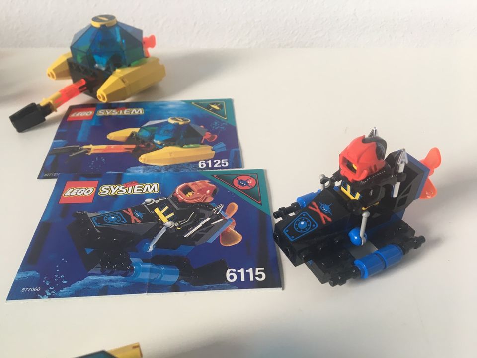 Lego System 6145 6125 6115 Aquazone U Boot Unterwasser Aquanauts in Breckerfeld