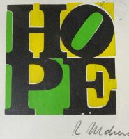 ROBERT INDIANA - HOPE (Signierte Lithografie) Nordrhein-Westfalen - Essen-Margarethenhöhe Vorschau