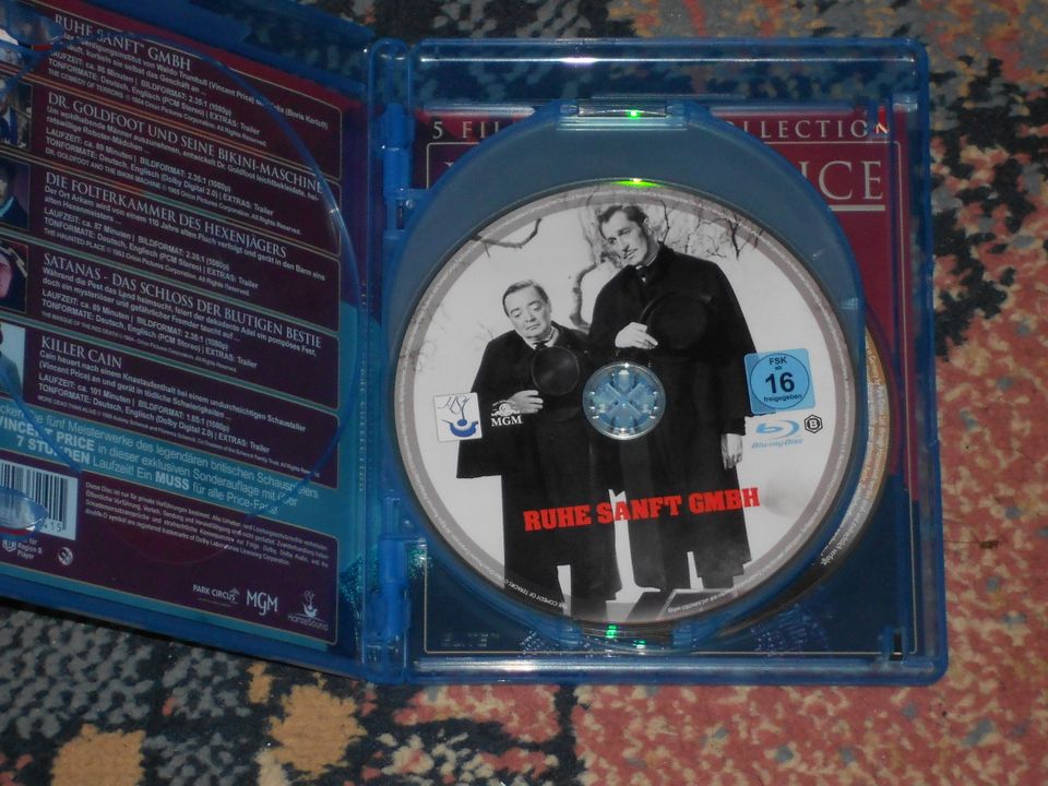 Vincent Price 5er Deluxe bluray Collection - Jeder Film FSK 16 in Neulußheim