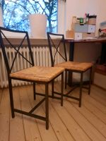 2 Metall Stühle mit Rattansitz IKEA Granas im Industrialstyle Dortmund - Benninghofen Vorschau
