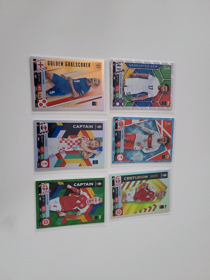 6 Topps Match Attax Trading Cards UEFA Euro 2024 Germany in München