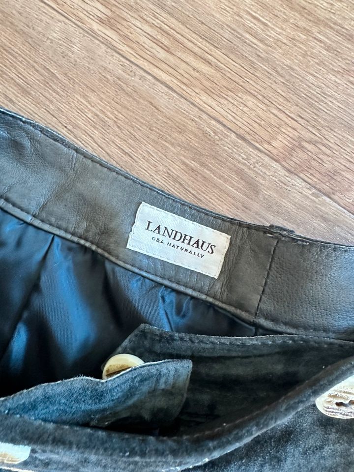 Damen Lederhose S braun in Zachenberg