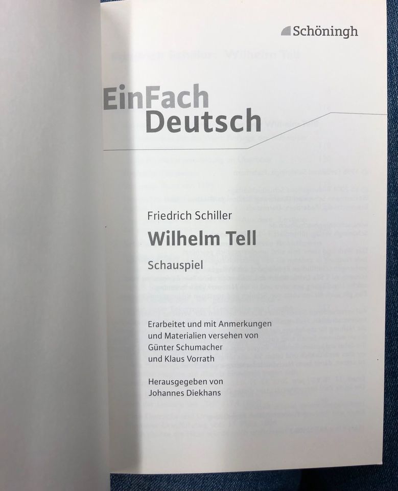 NEU Friedrich Schiller „Wilhelm Tell“ Taschenbuch, Lektüre,14 St. in Saarbrücken