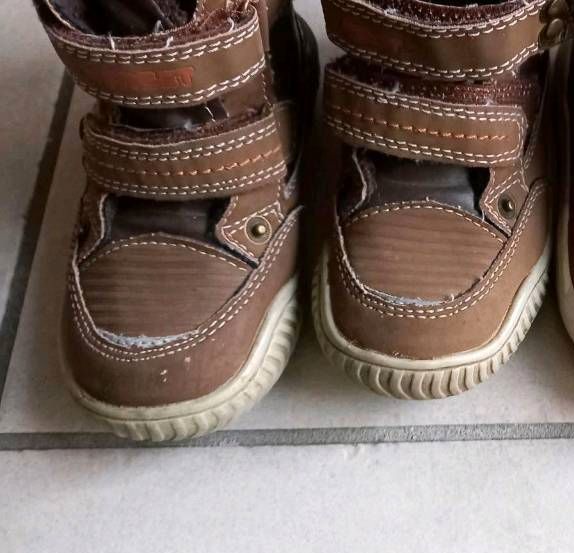 Gefütterte Halbschuhe Sneaker halbhoch braun für Baby Gr. 23 in Düsseldorf