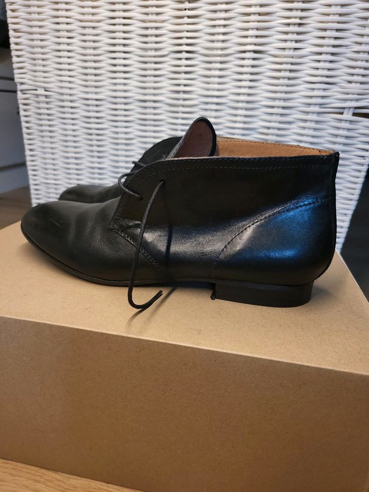 5th Avenue Damen Schuhe Größe 38 1/2 Farbe schwarz aus echt Leder in Chemnitz