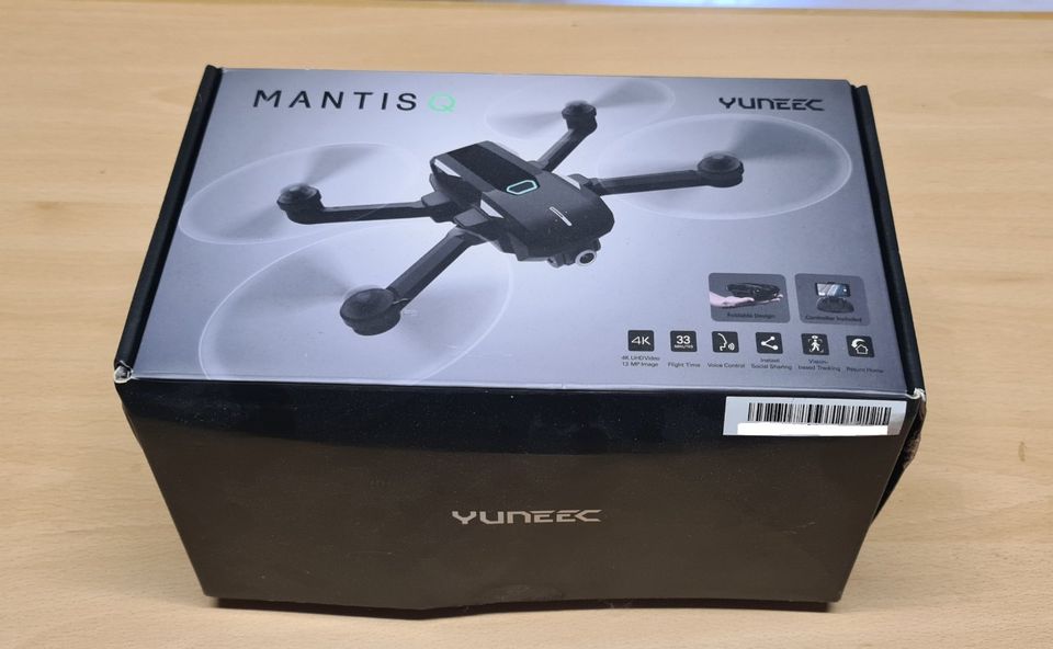 Profi Drohne Yuneec Mantis Q faltbare 4k Quadrocopter in Pegnitz