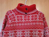 BOGNER - ikonischer Norwegerpullover - rot - Schurwolle/Kaschmir Bayern - Mittenwald Vorschau