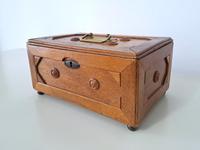 alte Schatulle Schmuckkästchen antik 20er Jahre Eiche Vintage Dresden - Dresden-Plauen Vorschau