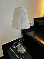 Lampe Edelstahl - Tischleuchte mit weißem Schirm Nordrhein-Westfalen - Sundern (Sauerland) Vorschau