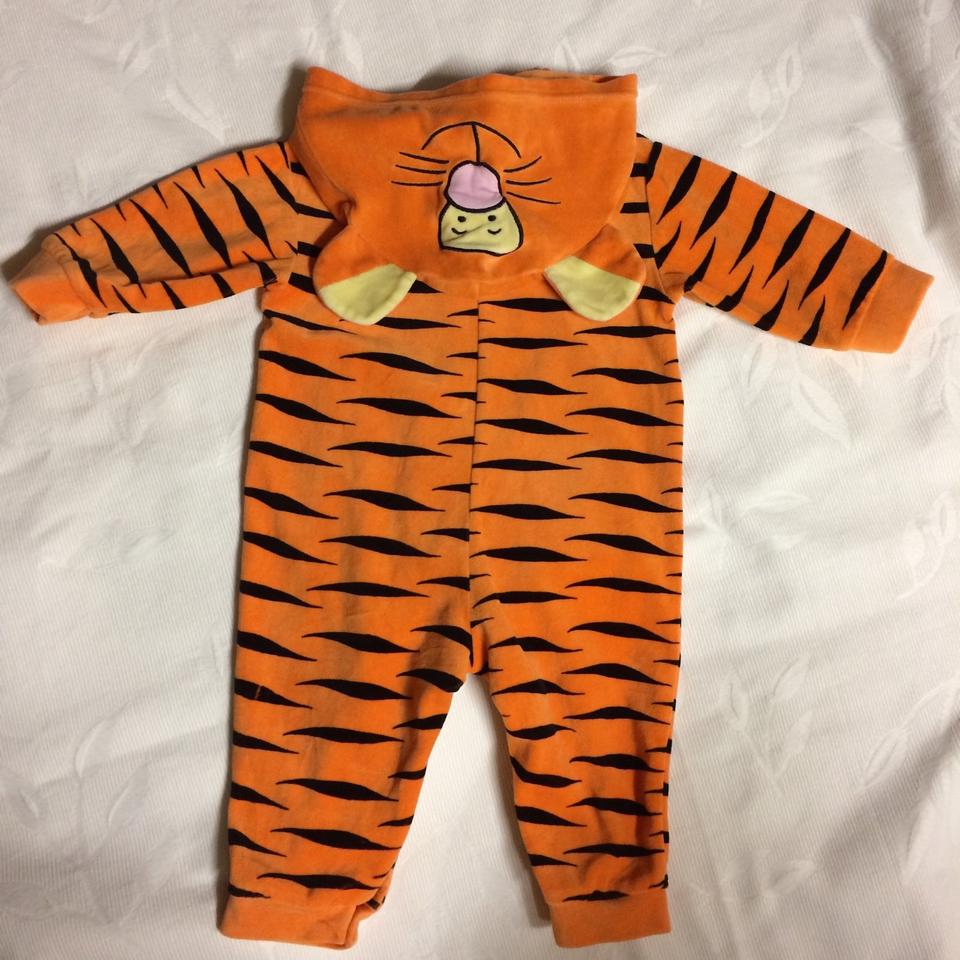 DISNEY TIGGER Gr. 74 80 Strampler Anzug Kapuze Ohren NEUwertig in Herford