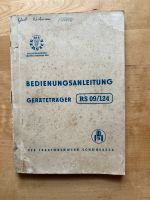 Bedienungsanleitung RS 09 GT124 1965 Geräteträger Muli Sachsen-Anhalt - Wenddorf Vorschau