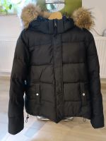 C&A Clockhouse Winterjacke schwarz Gr.42 wie neu Kapuze Fellbesat Hessen - Eiterfeld Vorschau