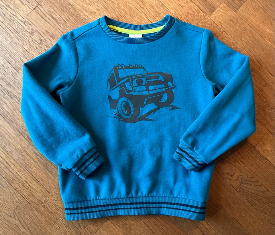 ❣️ tolles Sweatshirt, Print Monstertruck, azurblau, S.Oliver in Mülheim (Ruhr)