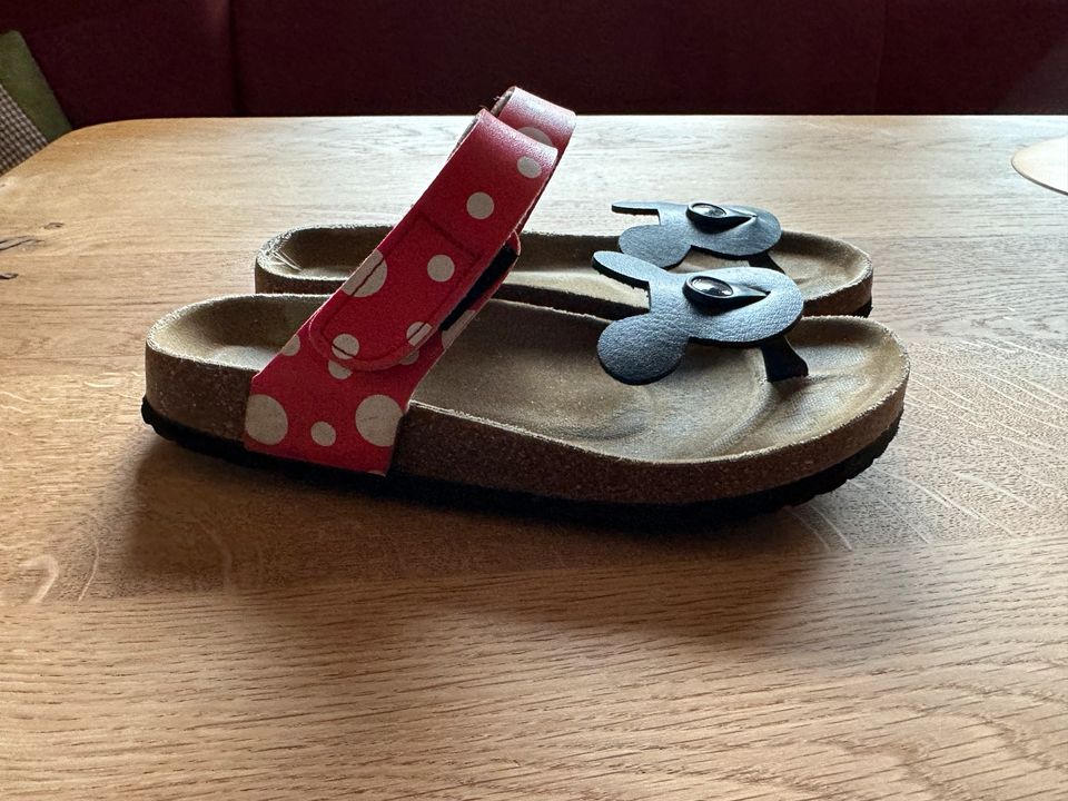 Birkenstock Sandalen schwarz rot Mickey Maus 35 LILI35 in Mörlenbach