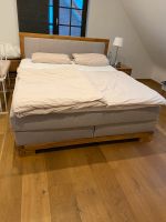 Boxspringbett Eiche massiv mit 2 Nachttischen;  50% Rabatt auf NP Nordrhein-Westfalen - Jülich Vorschau