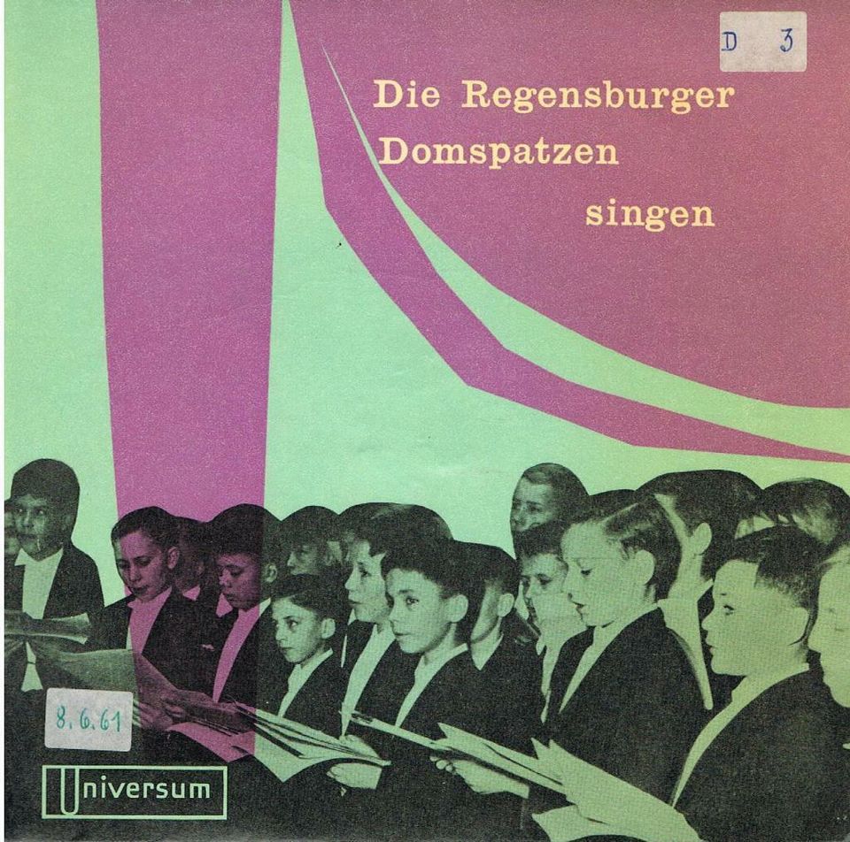 Schallplattenalbum D mit 17 Schallplatten 17,5 cm Durchmesser in Opfenbach