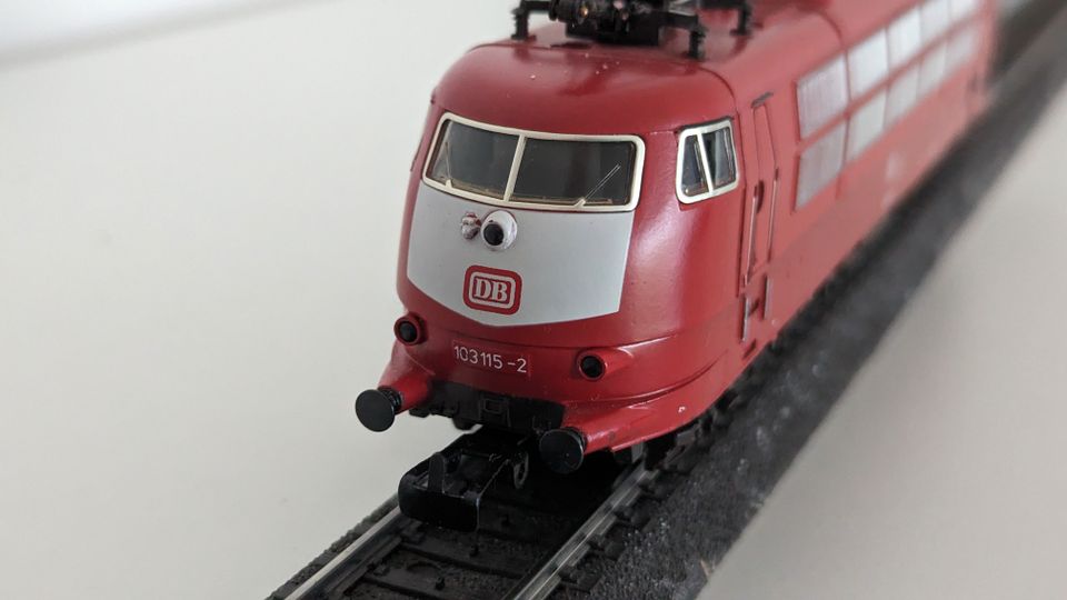 Märklin 3658 - E-Lok BR 103 der DB, orientrot - digital, ohne OVP in Weinolsheim