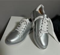 GEOX Halbschuhe, silber, Größe 36 Saarland - Homburg Vorschau