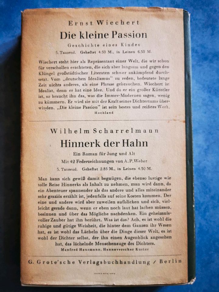 Amei Ruth Schaumann Antiquariat 1935 altes Buch altdeutsch in Ramstein-Miesenbach