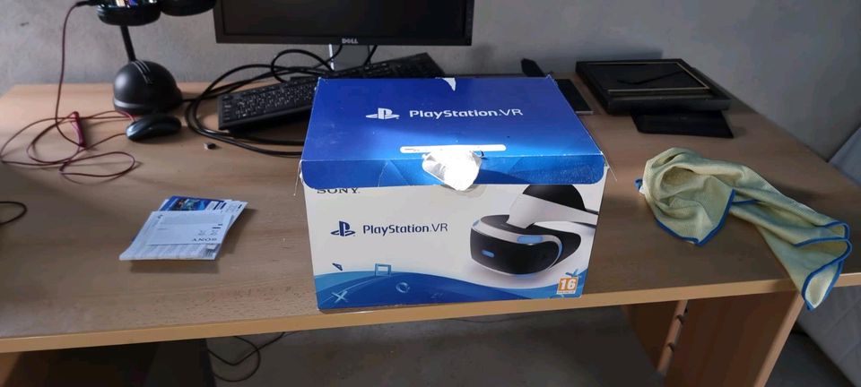 Playstation 4 VR Brille komplett in Velden Mittelfr.