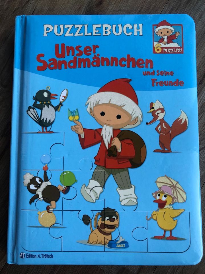 Puzzlebuch Sandmännchen und seine Freunde neuwertig in Pausa/Vogtland