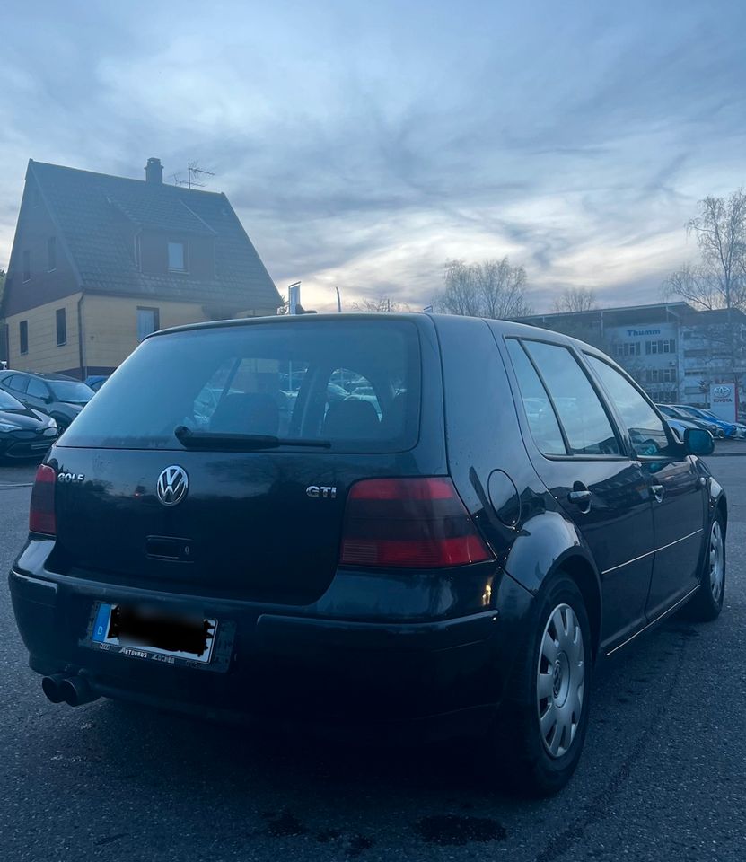 VW Golf 4 GTI 1.8T: Recaro Sitze, Schiebedach, Shz, Tempomat in Nürtingen