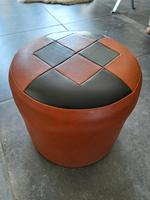 Original DDR Vintage Lederhocker Pouf 70er Jahre Sachsen-Anhalt - Hettstedt Vorschau
