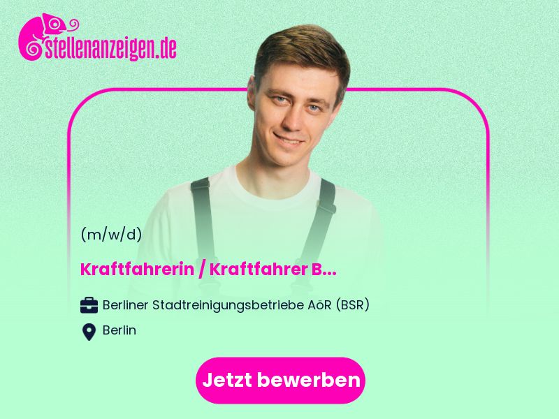 Kraftfahrerin / Kraftfahrer (w/m/d) in Berlin