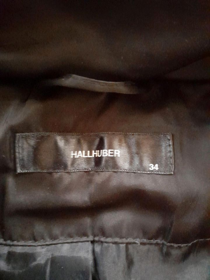 Daunenjacke Hallhuber schwarz XS Gr. 34 Winterjacke in Preetz