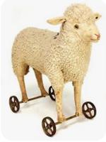❤️SUCHE❤️ Schaf / Lamm alt antik auf Räder /Rollen Steiff Nordrhein-Westfalen - Langenfeld Vorschau