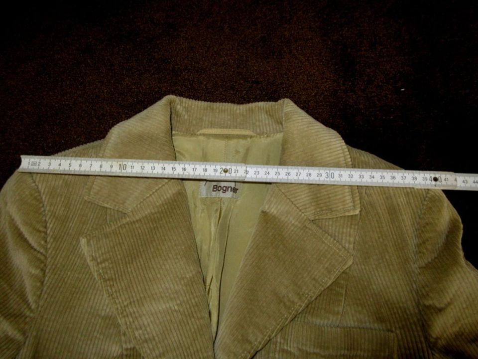 Bogner Cord Jacke/Jacket/Blazer *beige* 70er/80er Jahre Vintage in München