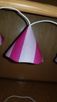 Lichterkette fürs Kinderzimmer-rosa gestreift- Handarbeit Bayern - Hiltenfingen Vorschau