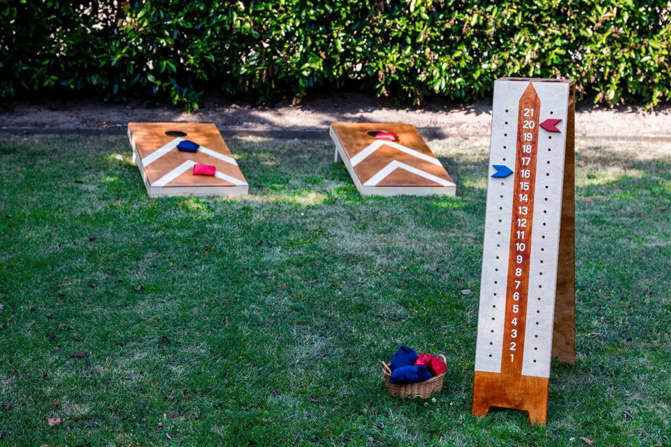 VERMIETUNG - Cornhole Spiel / Wurfspiel für Ihre Hochzeit in Damme