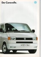 Prospekt VW Volkswagen Bus T4 Bulli Caravelle aus 7/1994 Niedersachsen - Calberlah Vorschau