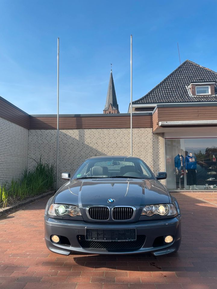 BMW*E46*Cabrio*185tkm*TÜV Neu*Service Neu*Xenon*PDC*Hardtop in Garrel