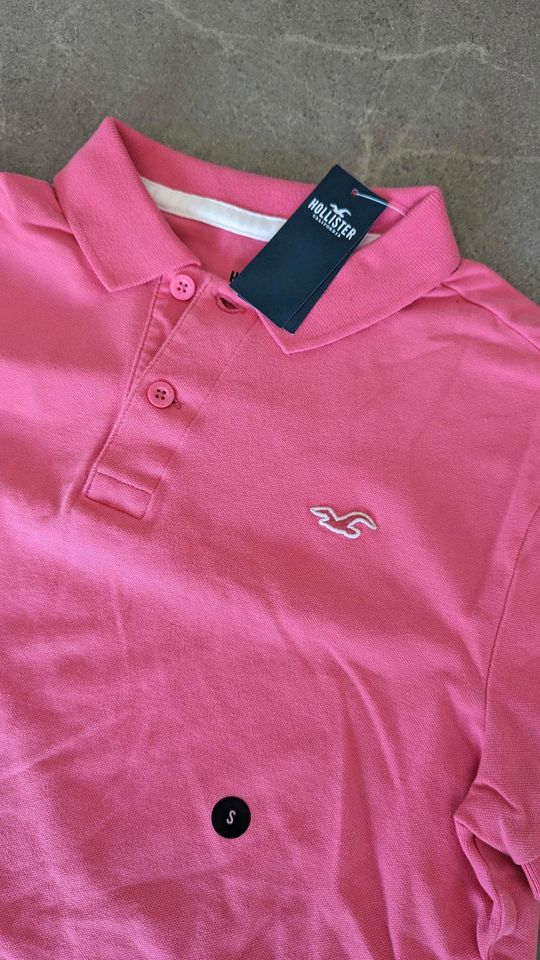 Neu & Original Hollister Polo Shirt Baumwolle in Gr. S in München