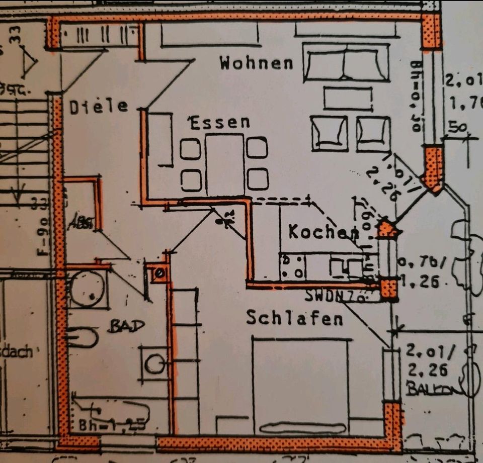 Seniorengerechte 60qm2 Nichtraucher Wohnung inkl. Tiefgarage in Porta Westfalica